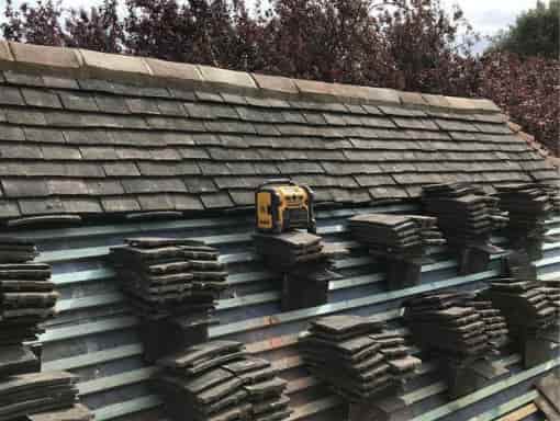 This is a photo of roof being installed in Hawkhurst, Kent. Works carried out by Hawkhurst Roofing